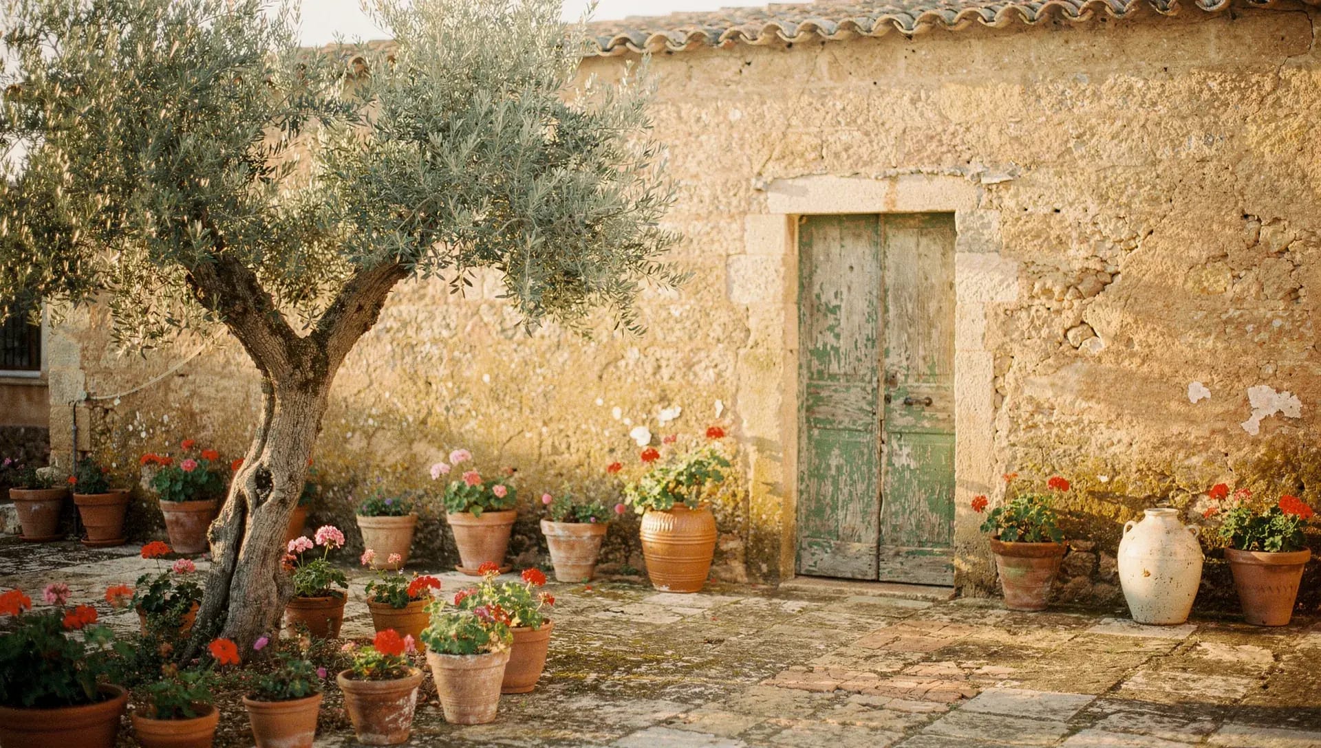 Finca-Innenhof im Herzen Mallorcas