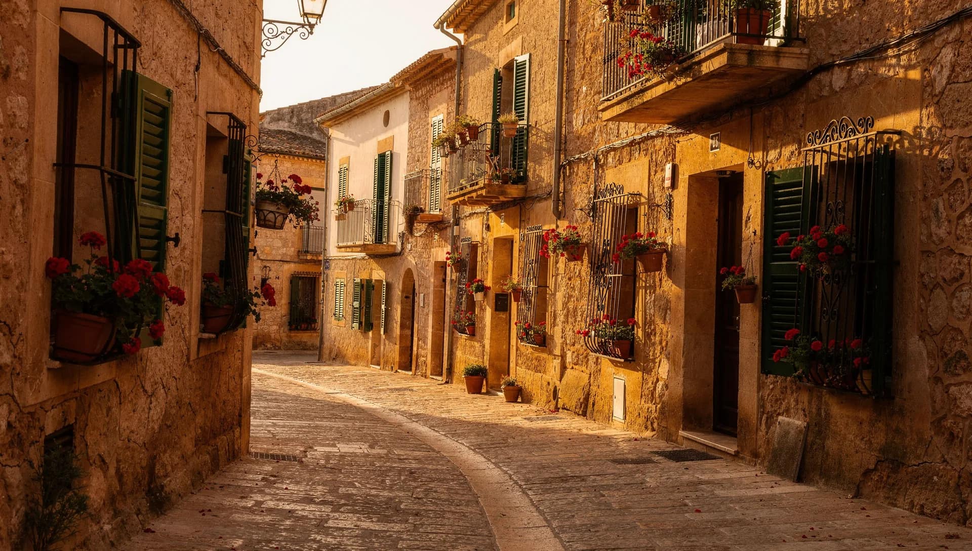 Village lane in Mallorca