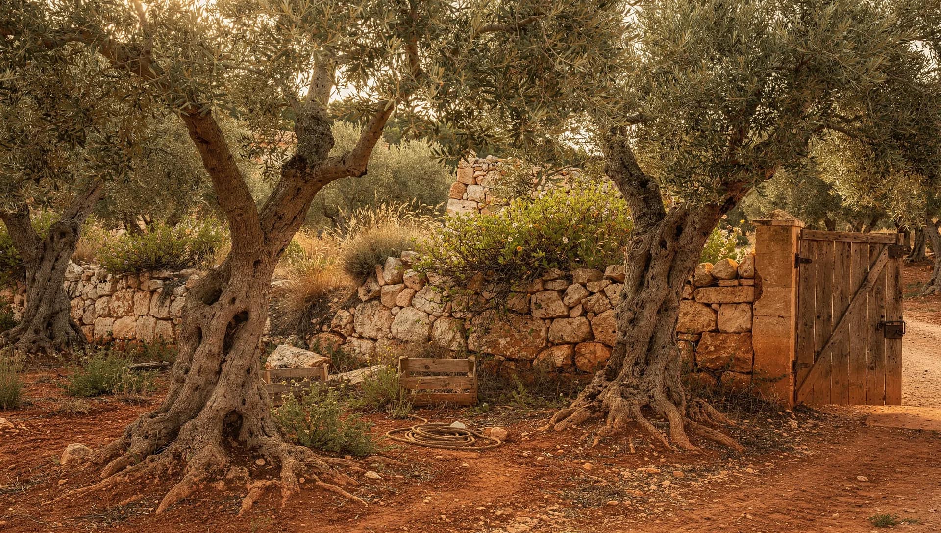 Olive grove on rural Mallorca